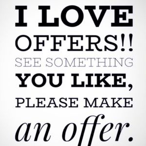 moving sale all of my items are open to offers please make me an offer!!!